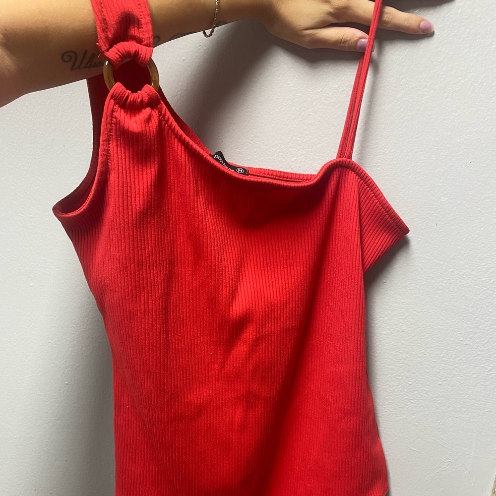 Red bodysuit